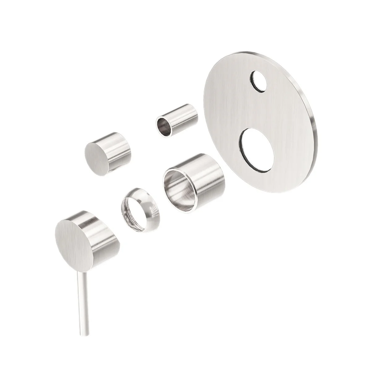 Nero Dolce Shower Mixer With Diverter (Trim Kit Only) - Brushed Nickel