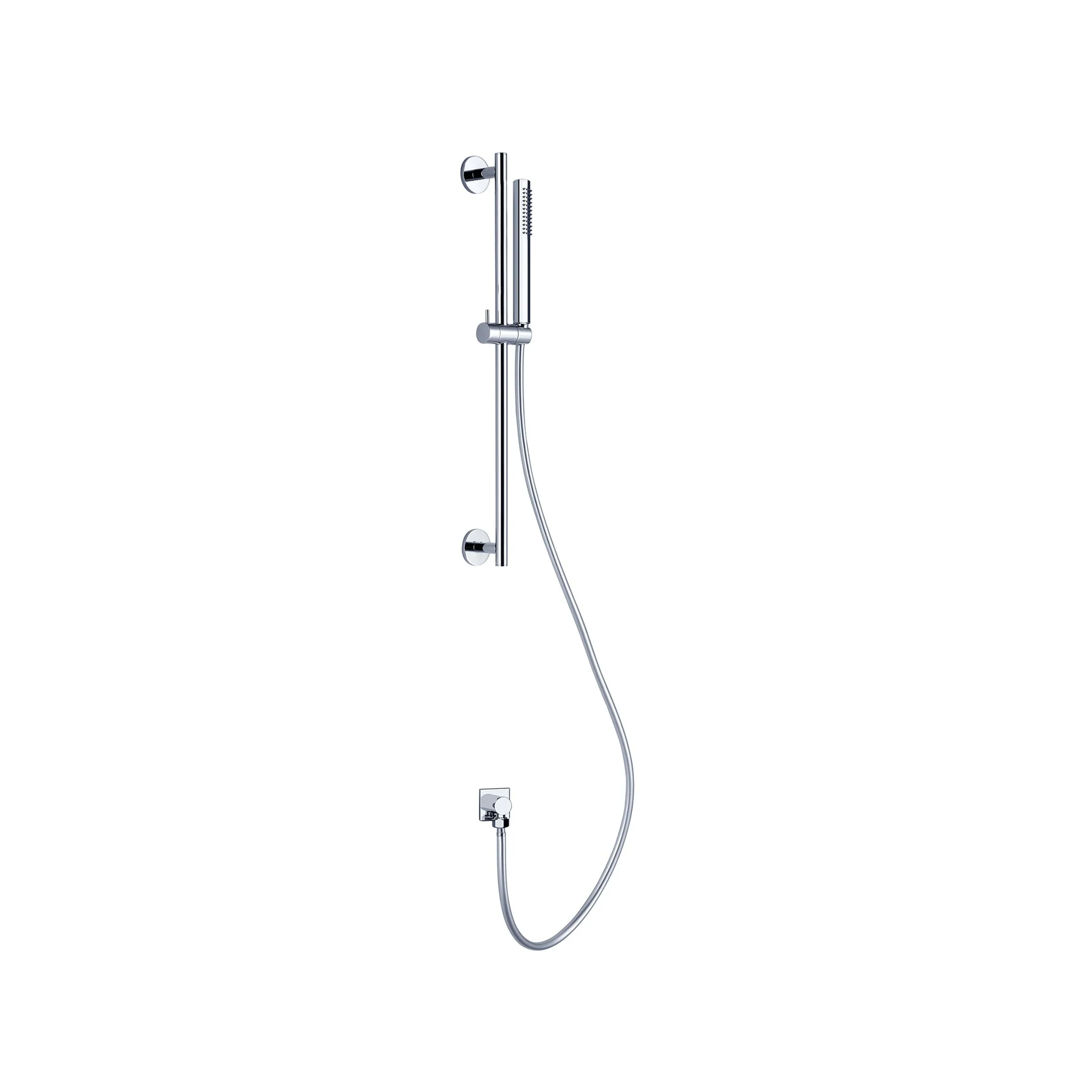 Nero Dolce Shower Rail With Slim Hand Shower - Chrome