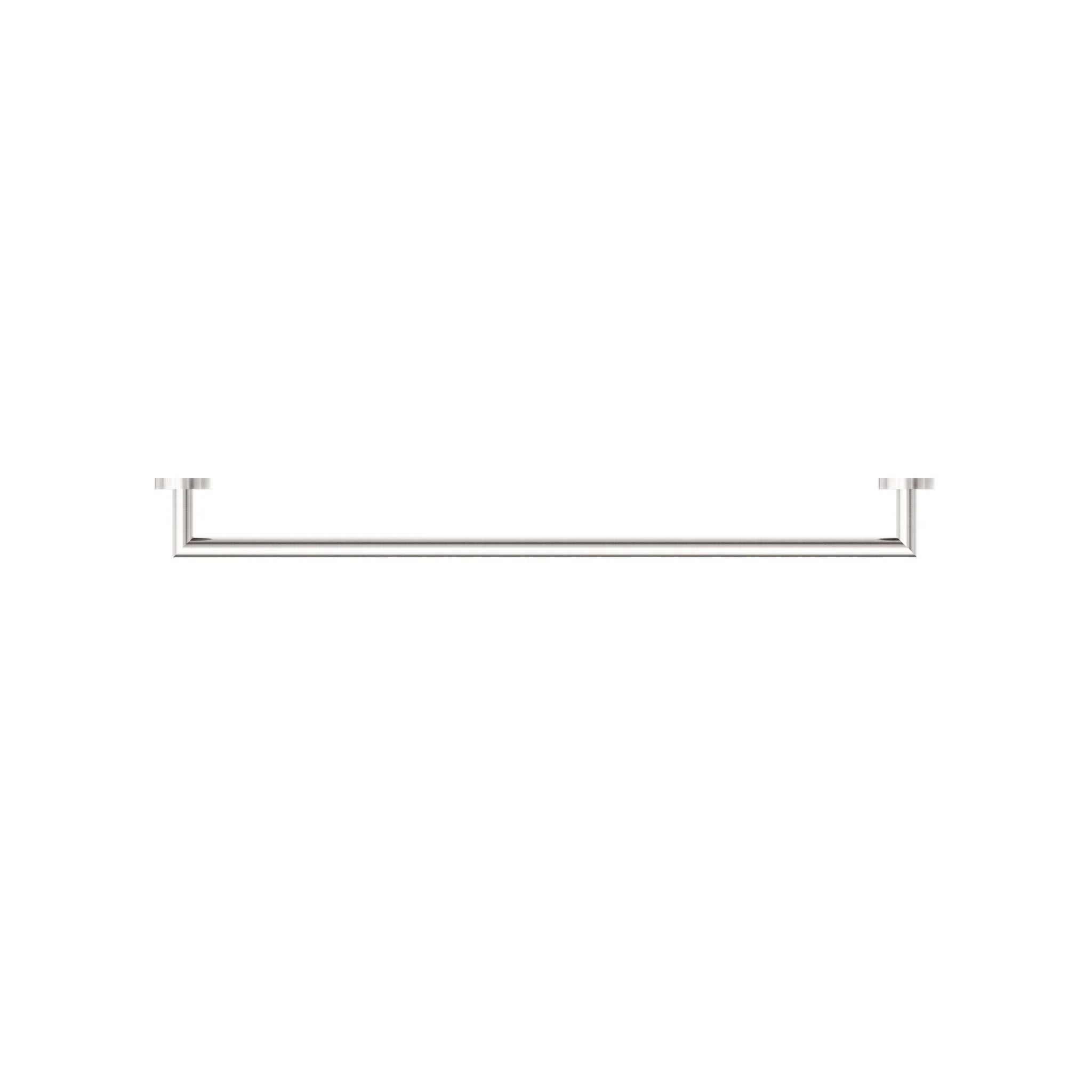 Nero Dolce Single Towel Rail 700mm - Brushed Nickel - Image 2