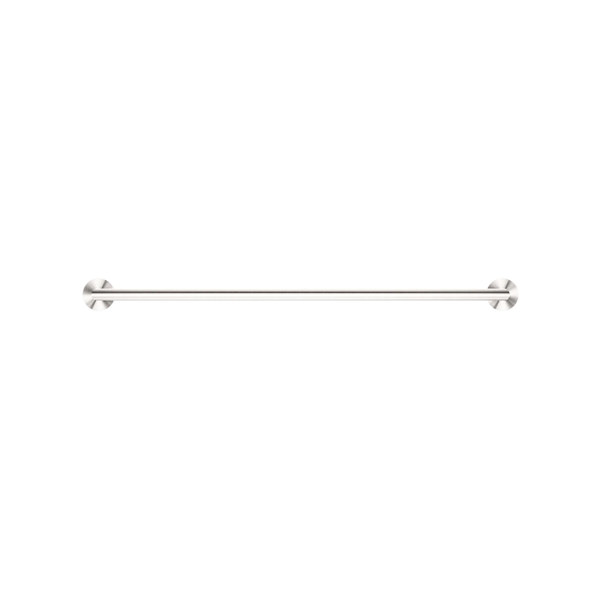 Nero Dolce Single Towel Rail 700mm - Brushed Nickel - Image 3