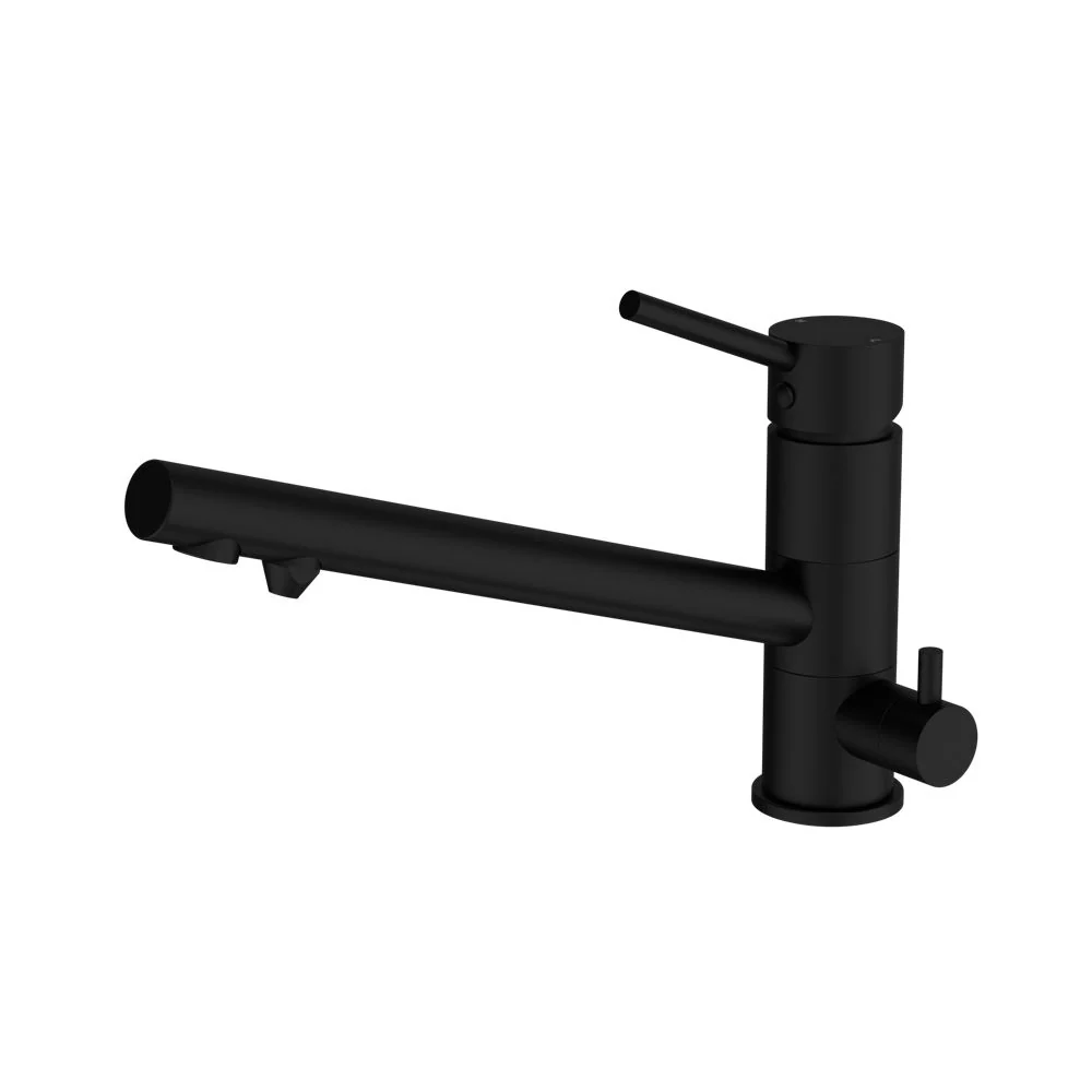 Nero Dolce Three-Way Kitchen Mixer - Black Matte