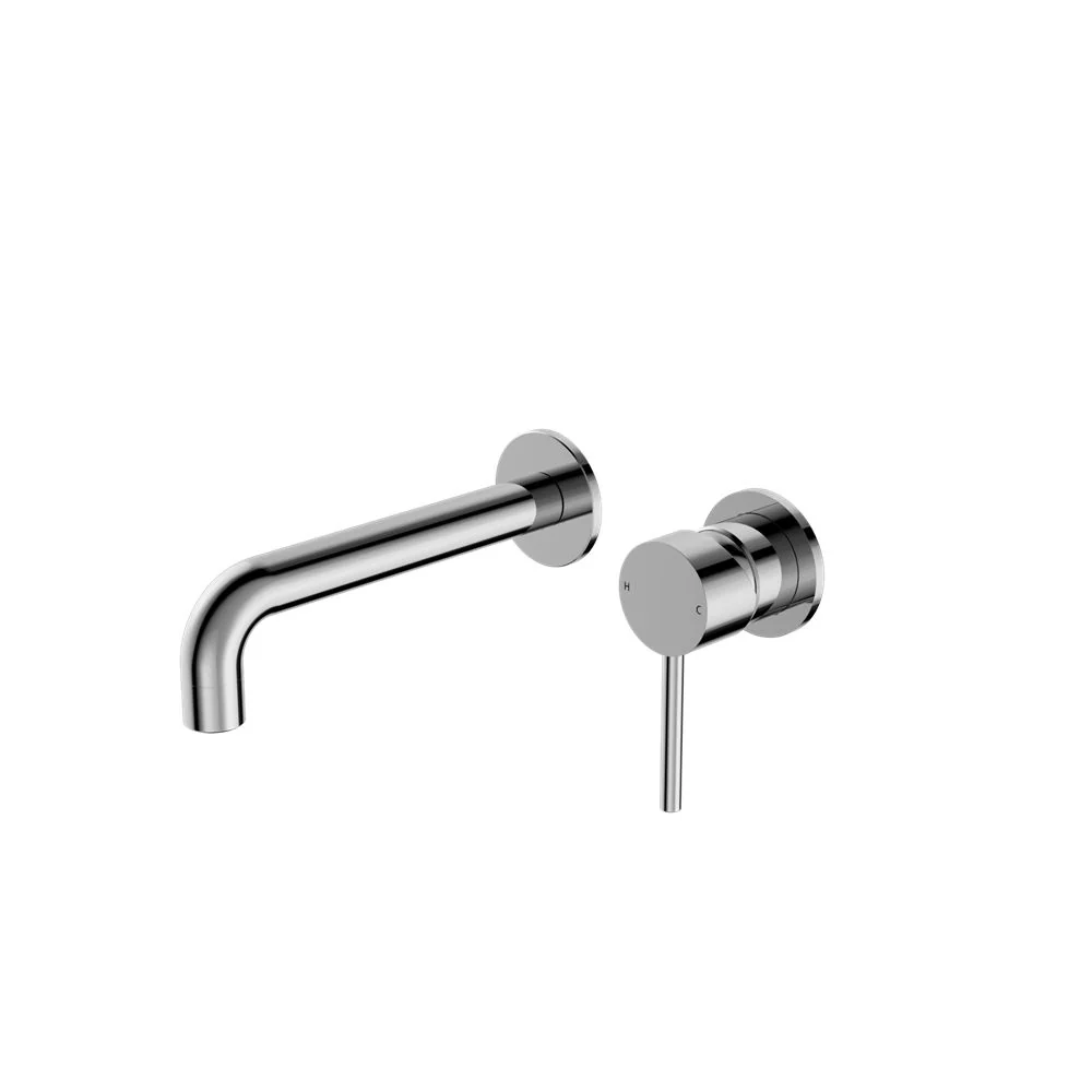 Nero Dolce Wall Basin/Bath Mixer Separate Back Plate - Chrome