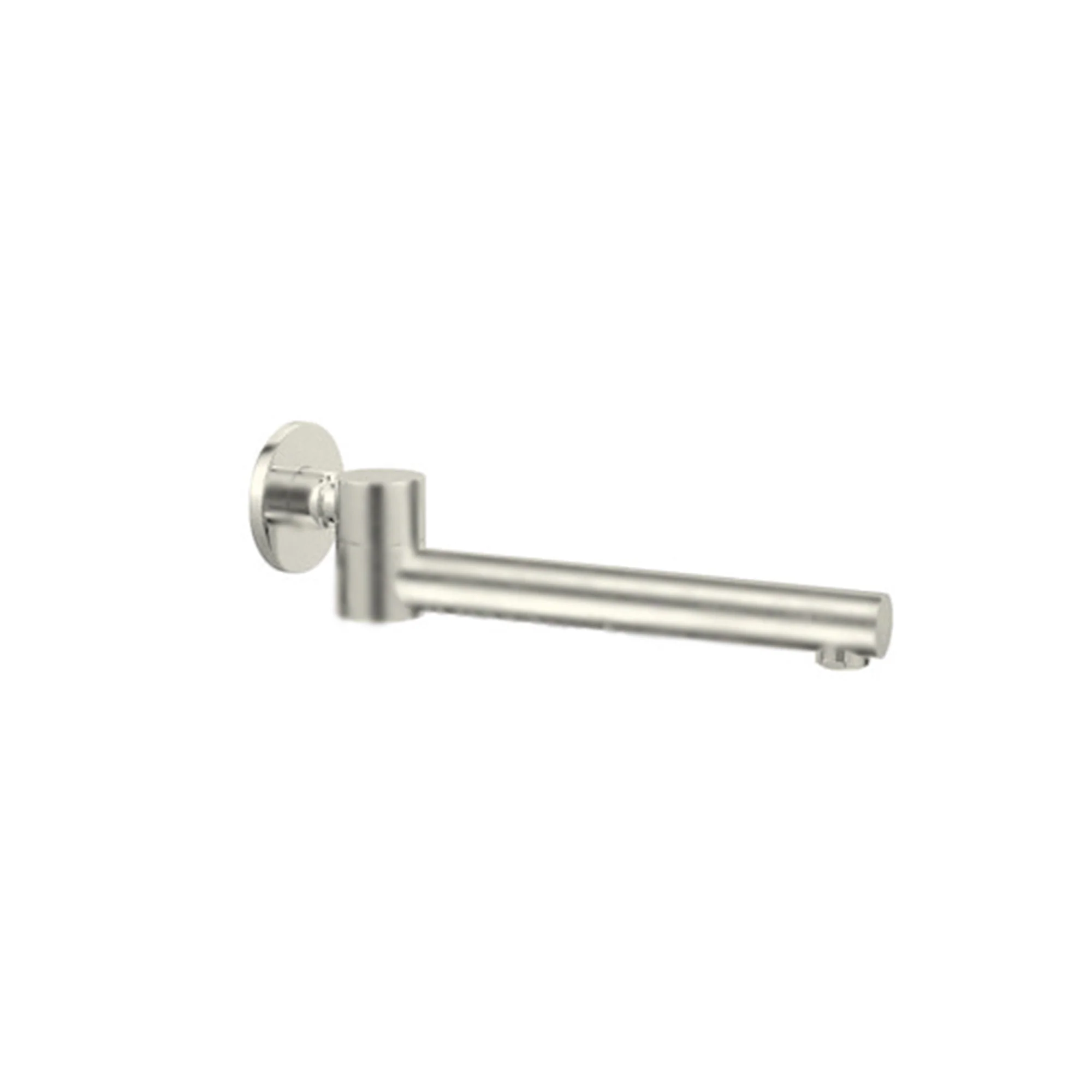 Nero Dolce Wall Mounted Swivel Bath Spout Only - Brushed Nickel