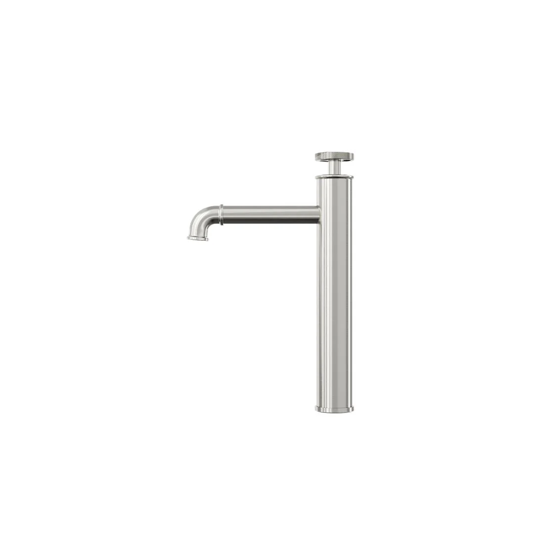 Linsol Dynamik Tall Basin Mixer - Brushed Nickel - Image 3
