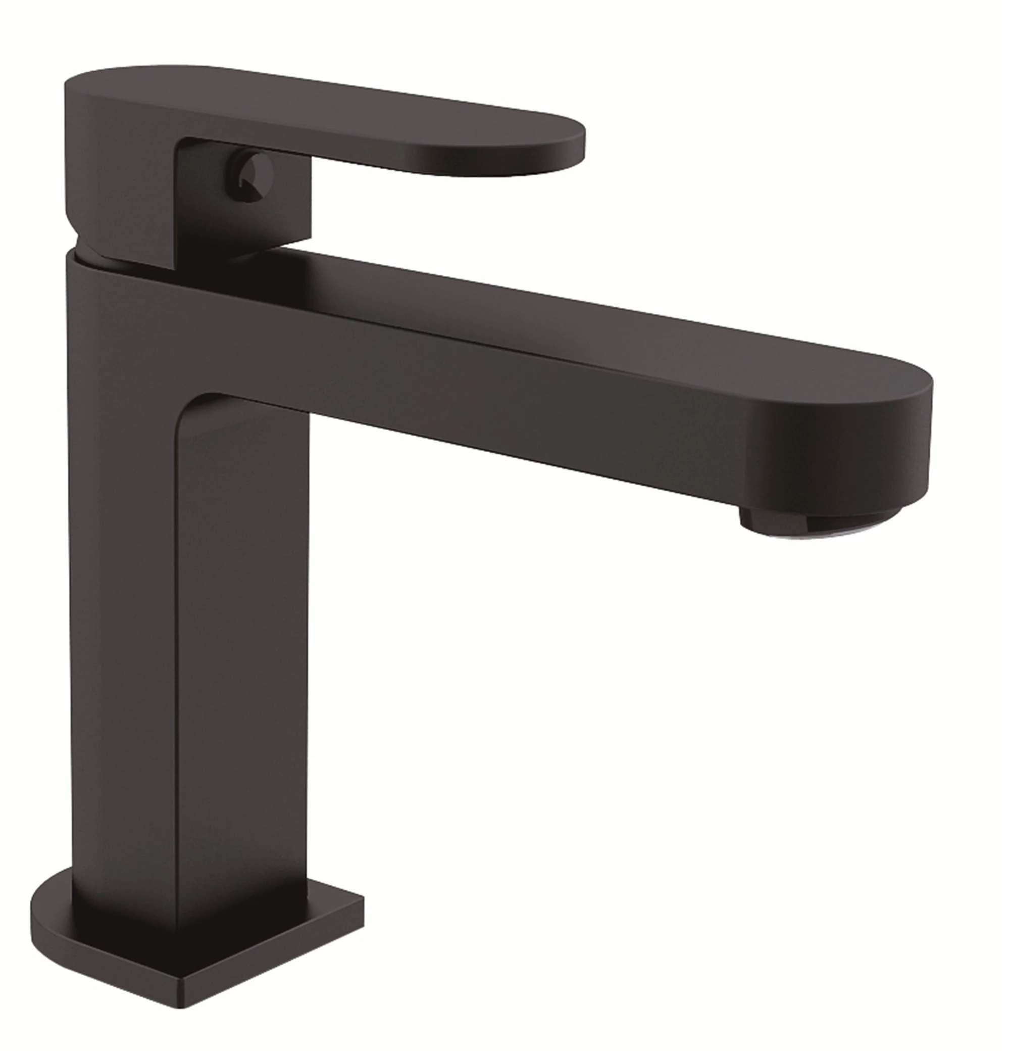 Nero Ecco Basin Mixer - Black Matte