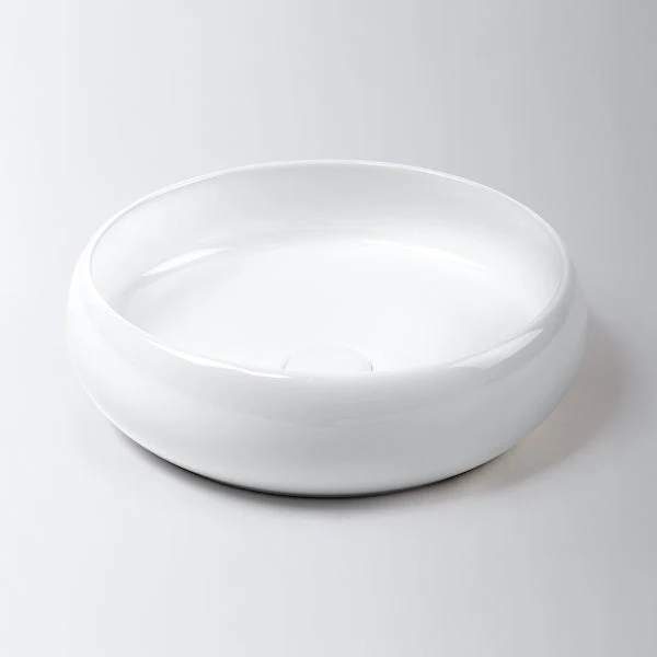 Eight Quarters Luna Large Circle - White Gloss