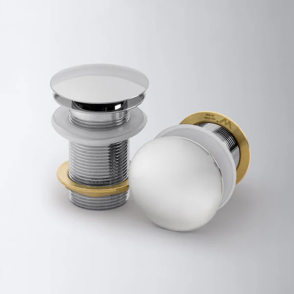 Eight Quarters Polished Metallic Pop-up Waste - Chrome