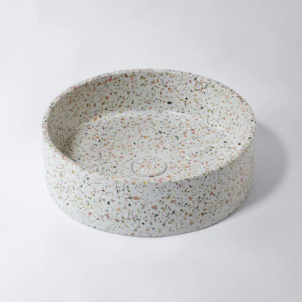 Eight Quarters Terrazzo Circle Siena Basin & Waste