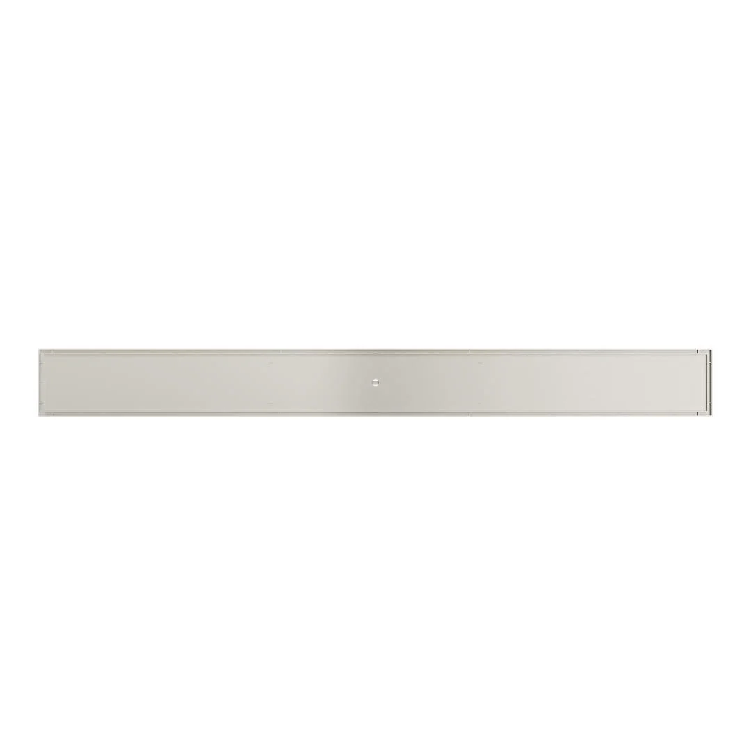 Linsol Ezyflow 1000mm Tile Insert Linear Waste DN89 - Brushed Nickel - Image 2