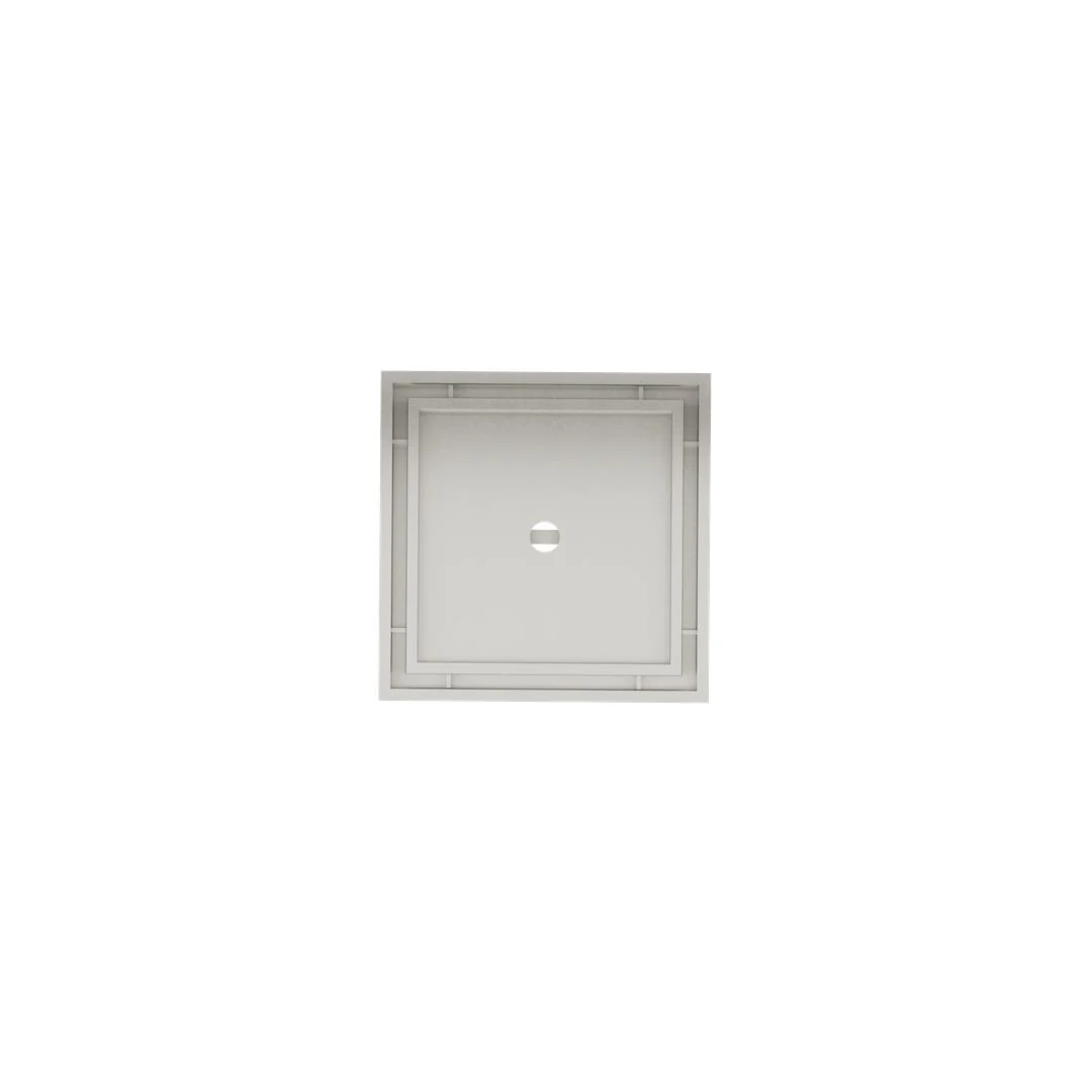 Linsol Ezyflow 110mm Tile Insert Square Waste DN89  - Brushed Nickel - Image 2