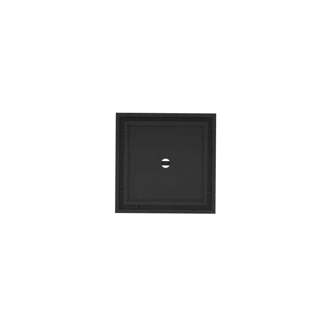 Linsol Ezyflow 110mm Tile Insert Square Waste DN89  - Matte Black - Image 2