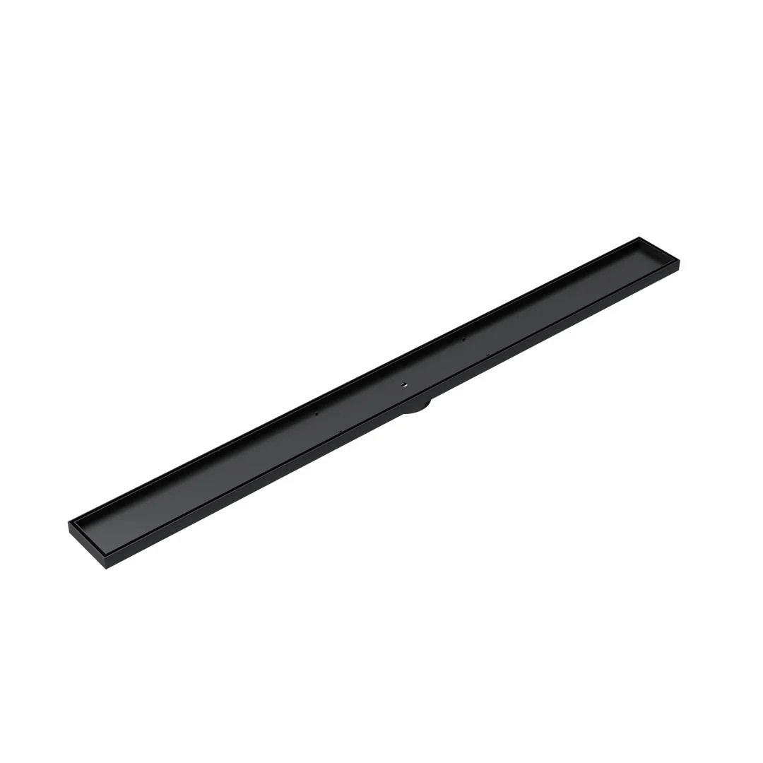 Linsol Ezyflow 1200mm Tile Insert Linear Waste DN64 - Matte Black