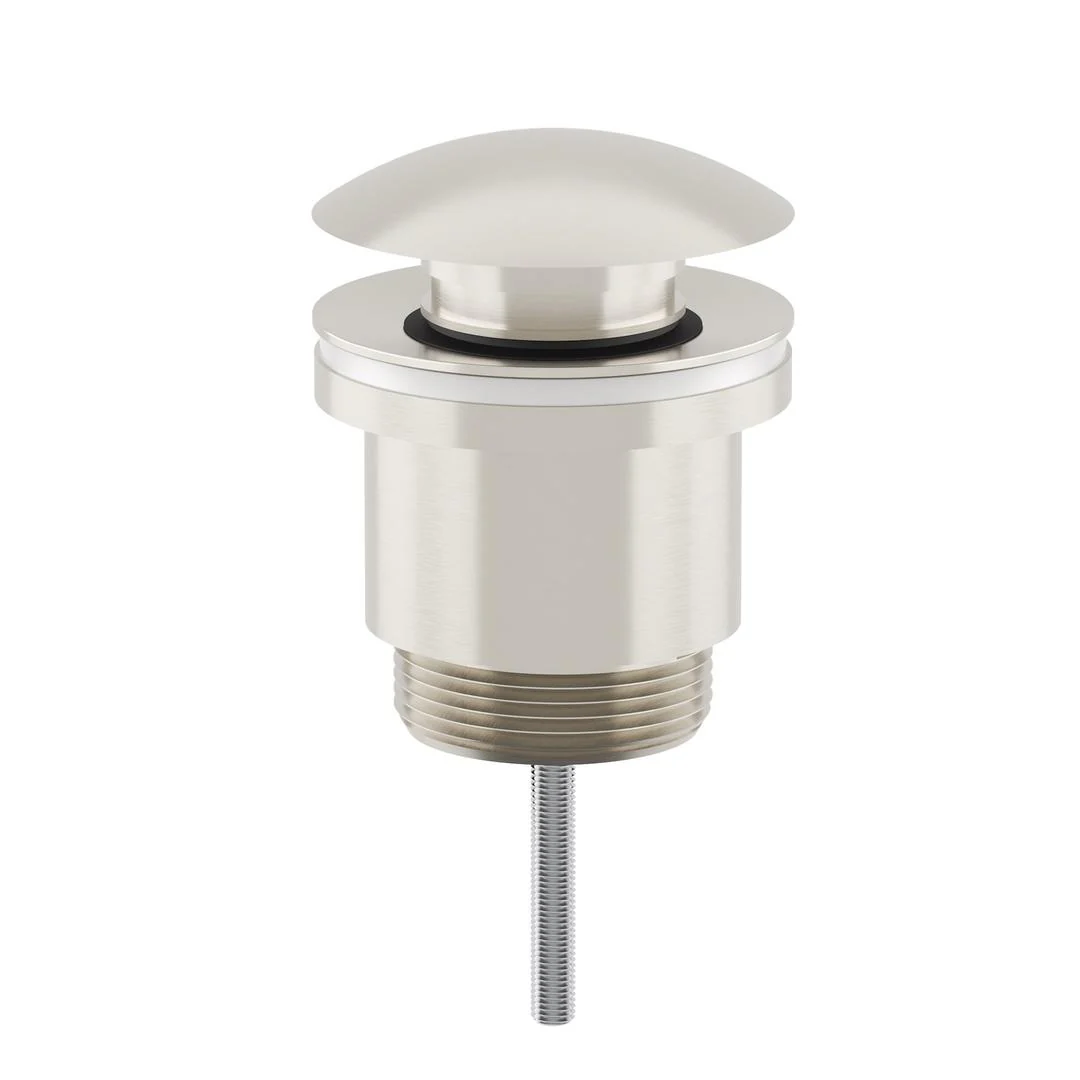 Linsol Ezyflow 32/40mm Universal Pop-Up Plug and Waste - Brushed Nickel