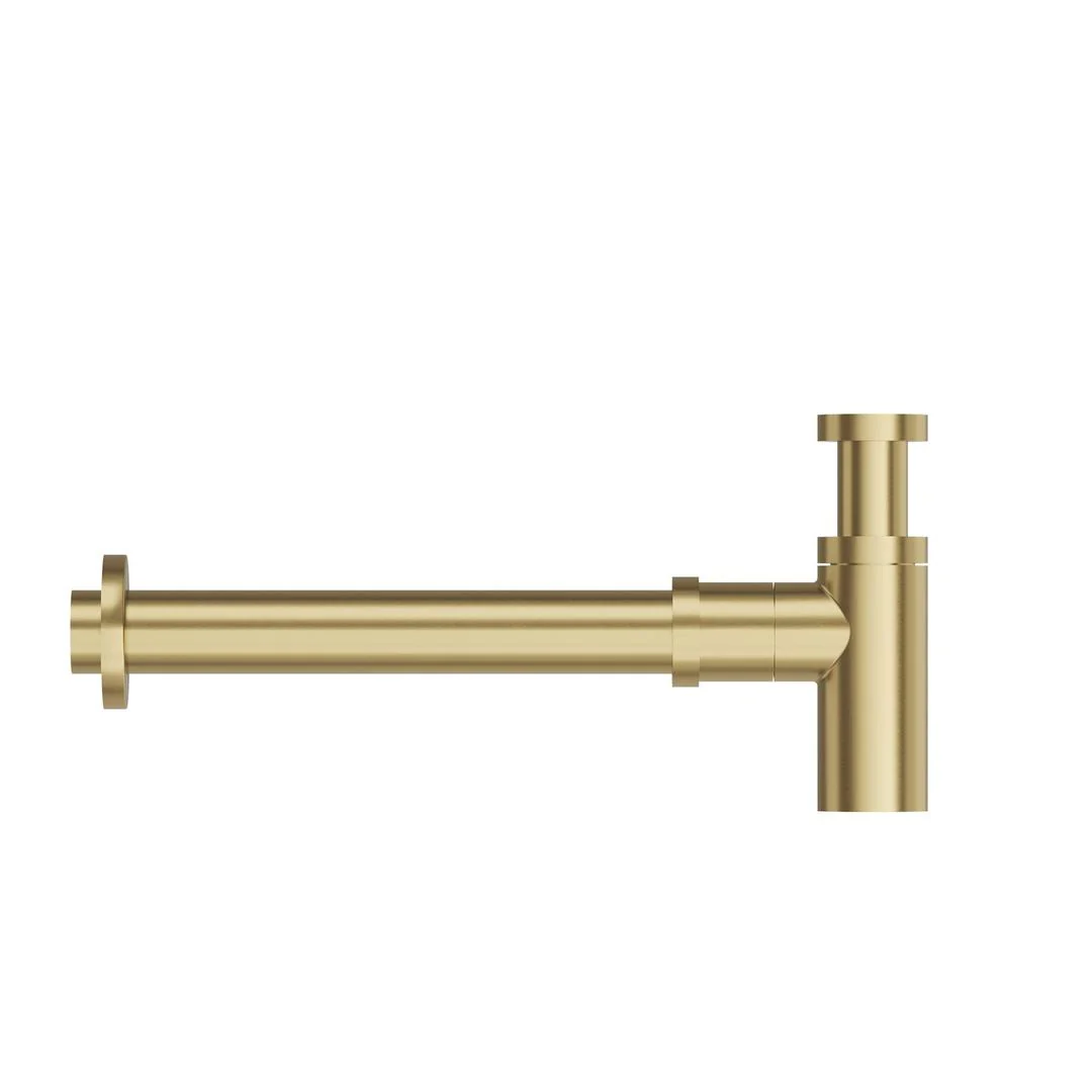 Linsol Ezyflow 32mm Bottle Trap - Brushed Brass