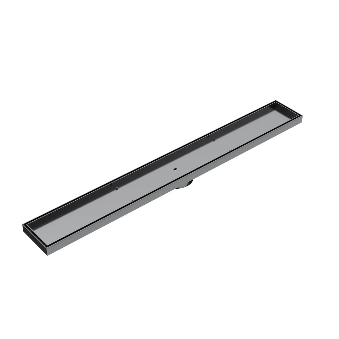 Linsol Ezyflow 800mm Tile Insert Linear Waste DN64 - Gunmetal
