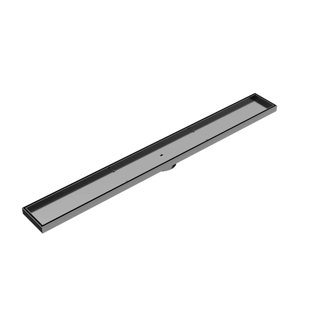 Linsol Ezyflow 900mm Tile Insert Linear Waste DN89 - Gunmetal