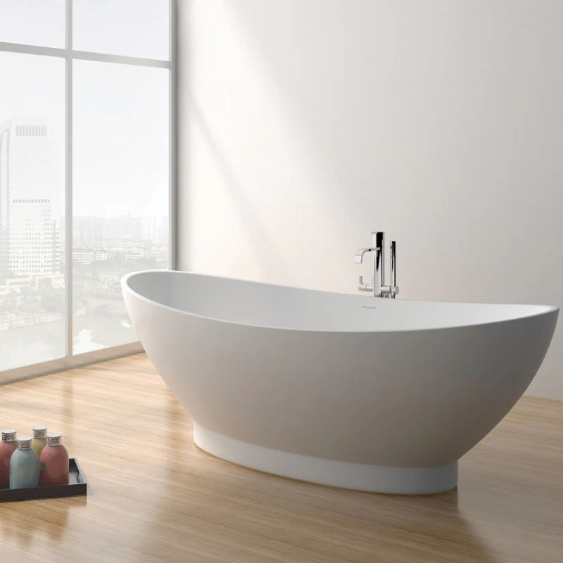 Fienza Antonia Solid Surface Bath 1550mm - White Matte