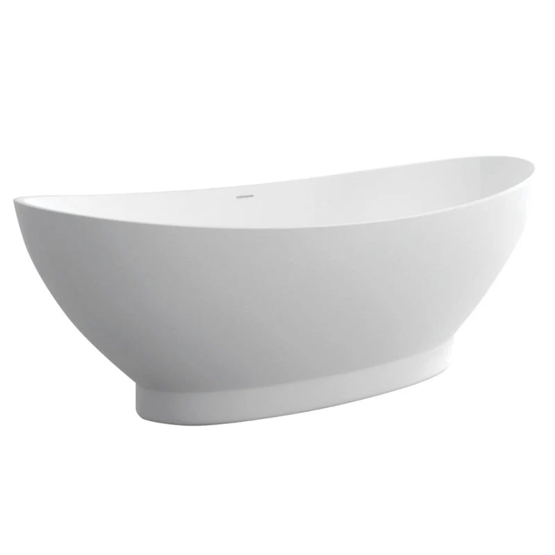 Fienza Antonia Solid Surface Bath 1550mm - White Matte - Image 3
