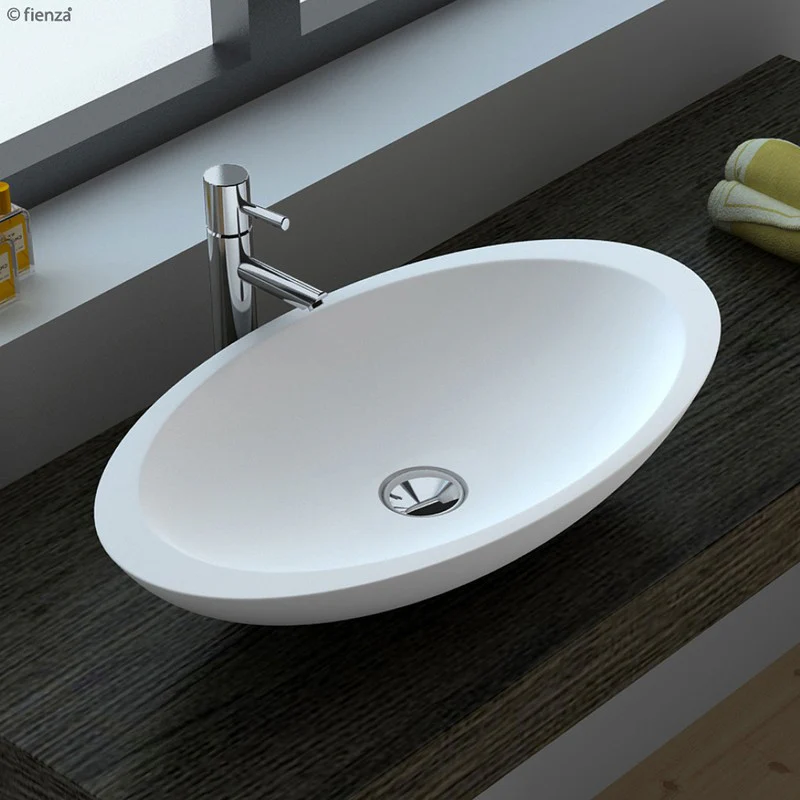 Fienza Bahama Solid Surface Basin - White Matte