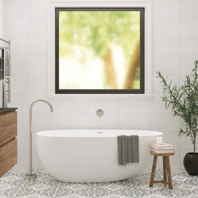 Fienza Bahama Solid Surface Bath - White Matte