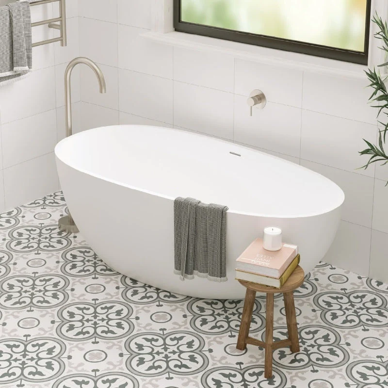 Fienza Bahama Solid Surface Bath - White Matte - Image 2