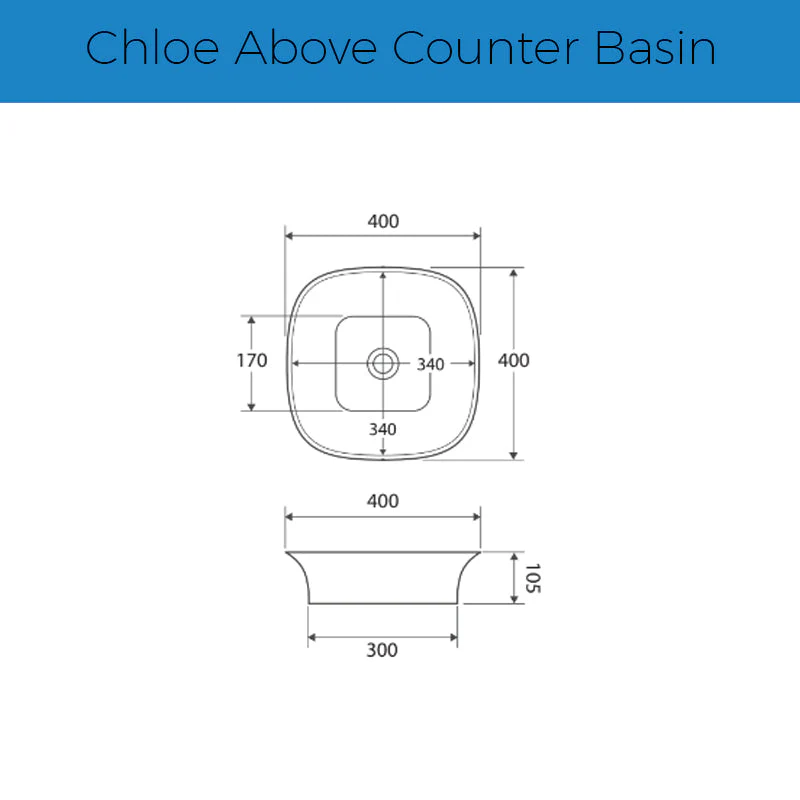 Fienza Chloe Above Counter Basin - Image 3