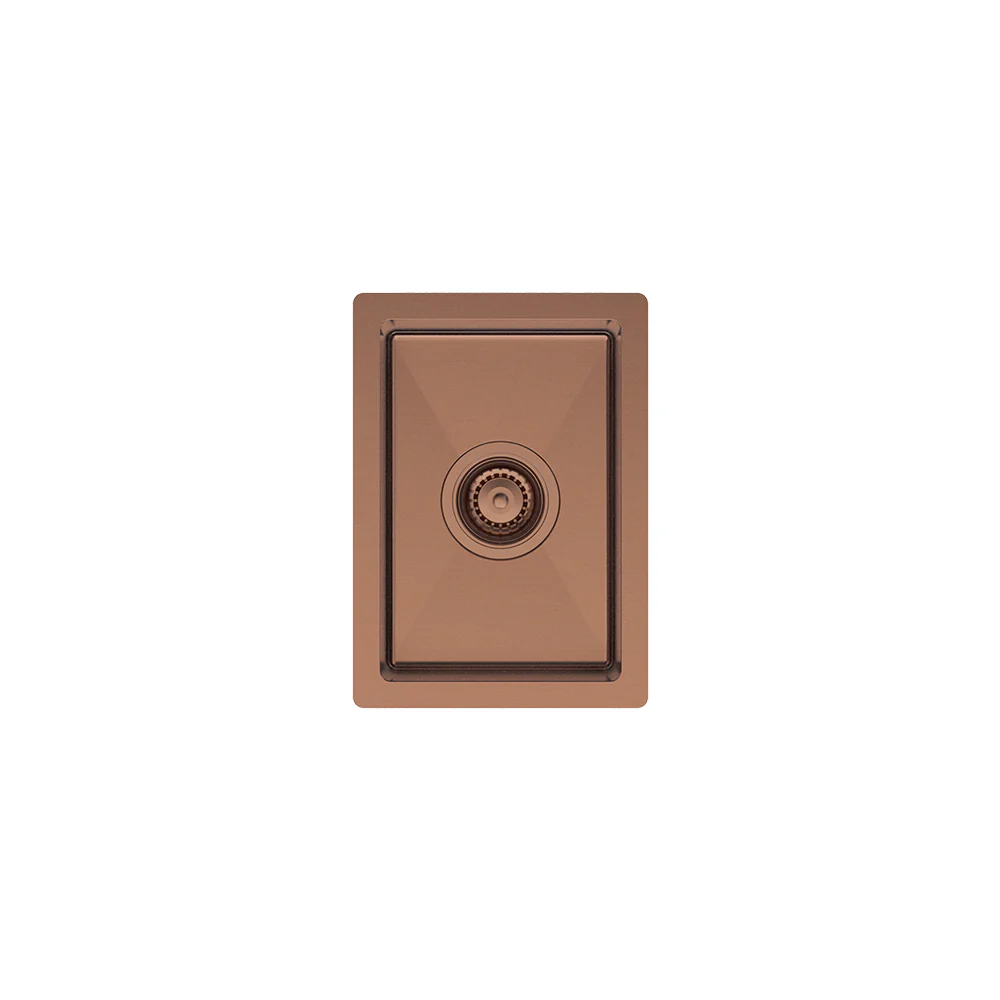 Fienza Hana 10L Single Kitchen Sink - Brushed Copper - Image 2