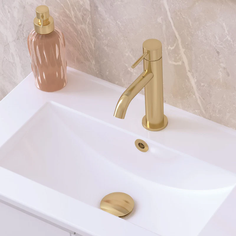 Fienza Kaya Basin Mixer - Urban Brass - Image 3