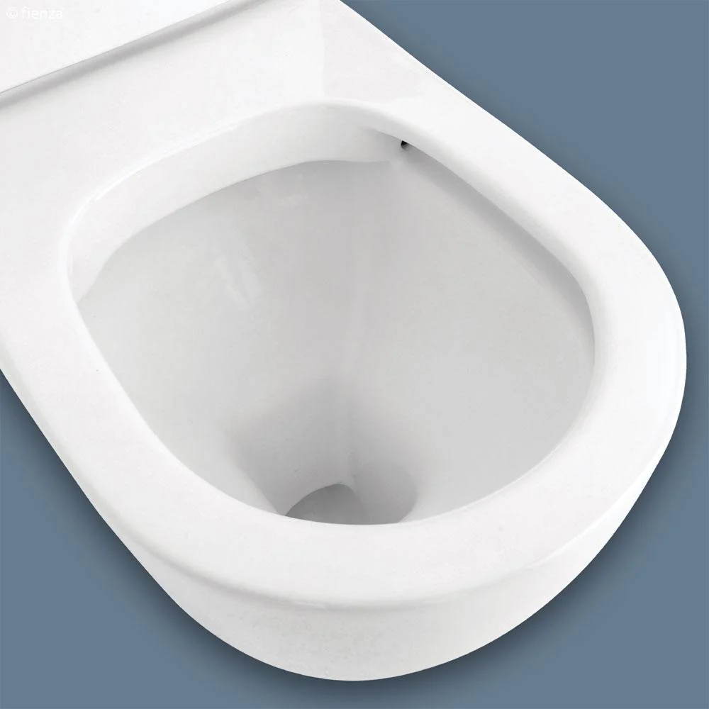 Fienza Koko Rimless Back-To-Wall Suite - White Matte - Image 4