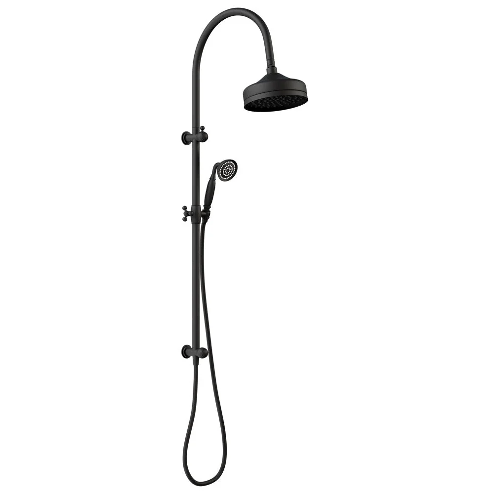 Fienza Lillian Multifunction Rail Shower - Black Matte