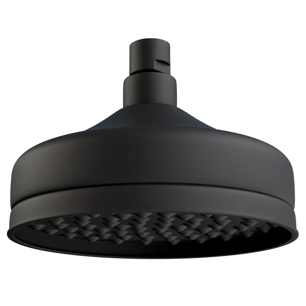 Fienza Lillian Rain Shower Head - Black Matte