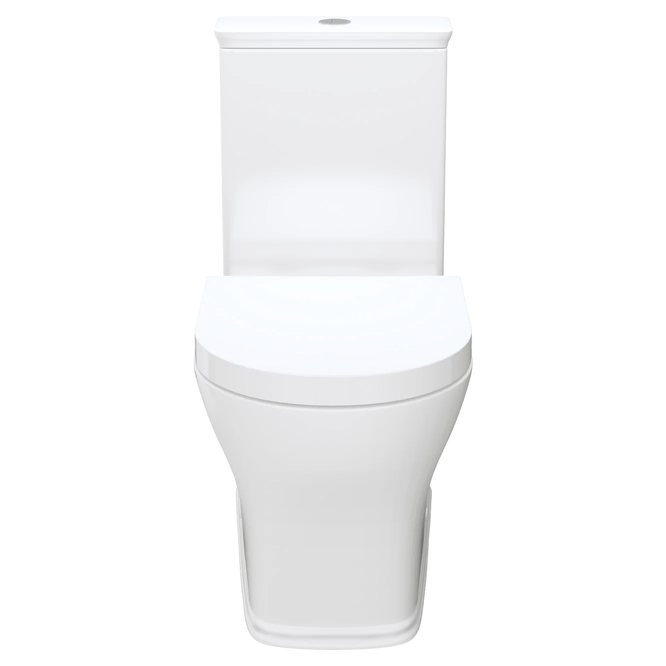 Fienza Lillian Tornado Flush Back-to-Wall Toilet Suite - White Gloss - Image 3
