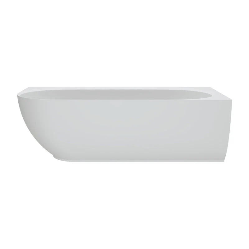 Fienza Matta Left-Hand Solid Surface Corner Bath 1700mm - Image 3