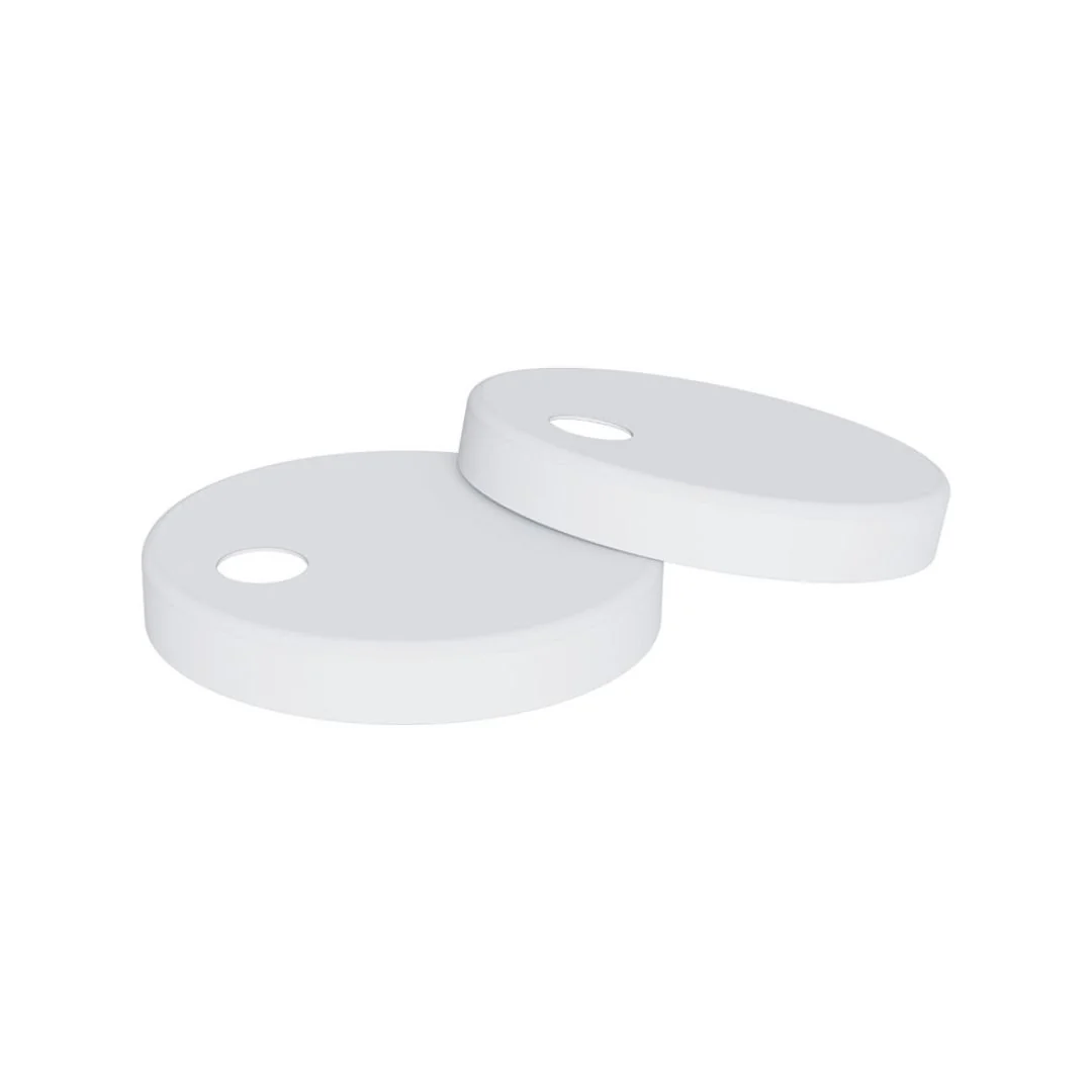 Fienza Seat Hinge Covers for Slim Seats - White Matte