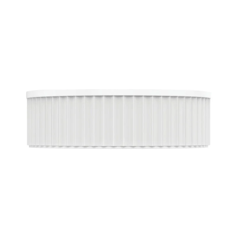 Fienza Minka Round Solid Surface Above Counter Basin - White Matte - Image 3