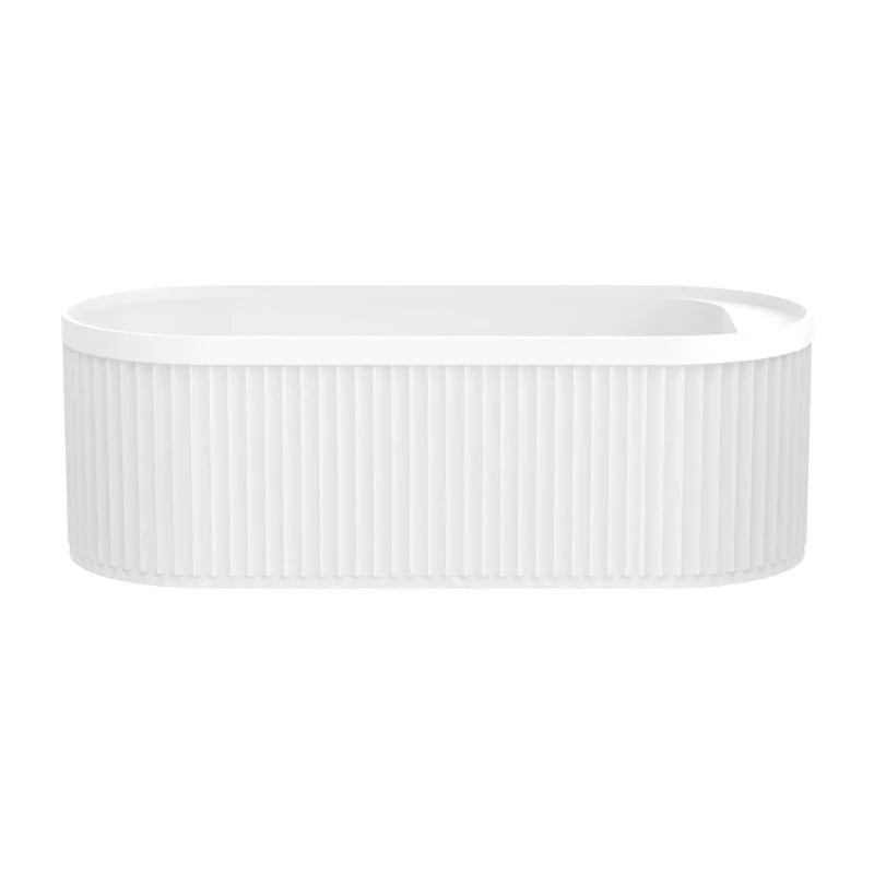 Fienza Minka Solid Surface Bath 1700mm - White Matte - Image 2