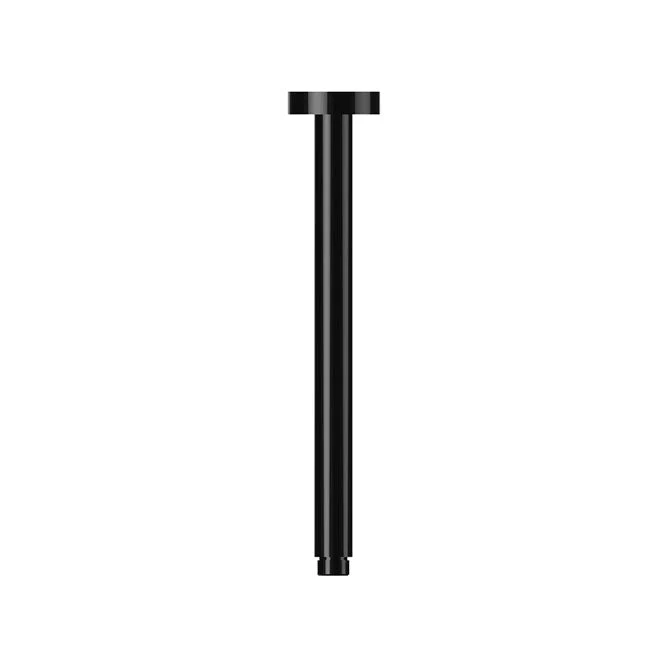 Fienza Round Ceiling Dropper - 2 Lengths - Black Matte