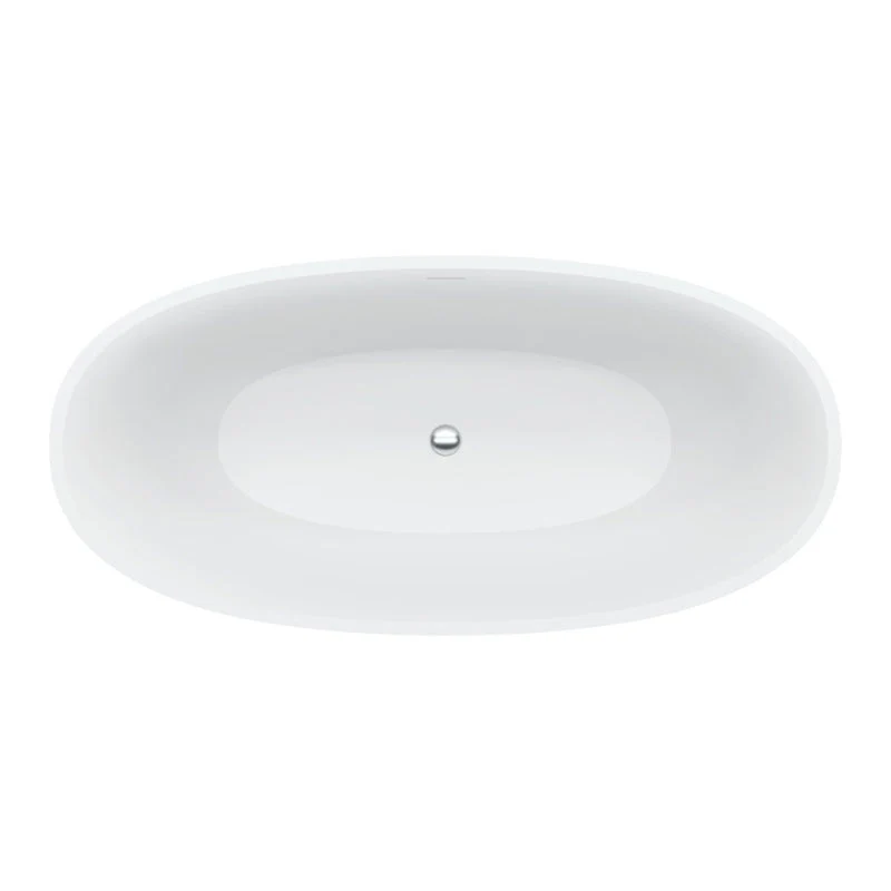 Fienza Sasso Solid Surface Bath - White Matte - Image 3