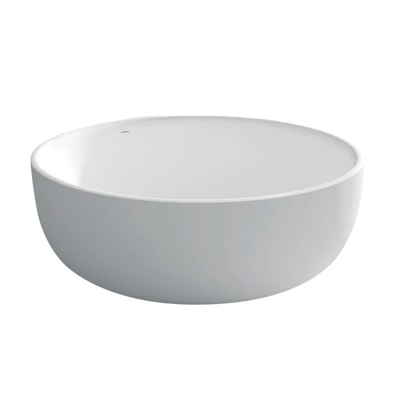 Fienza Shinto Solid Surface Bath 1350mm - White Matte - Image 3
