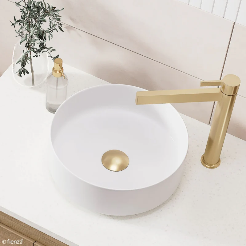 Fienza Universal Pop-Up / Pull-Out Basin Waste - Urban Brass - Image 2