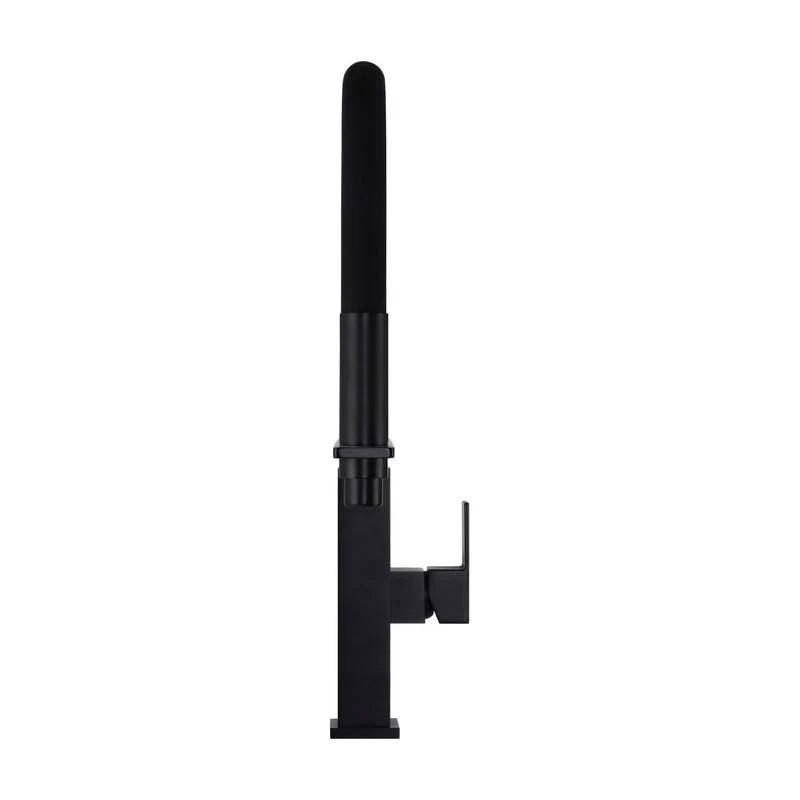 Meir Square Flexible Kitchen Sink Mixer Tap - Black Matte - Image 5