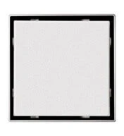 Forme Stainless Steel Waste Tile Insert 110X110 Floor Waste 90mm Outlet