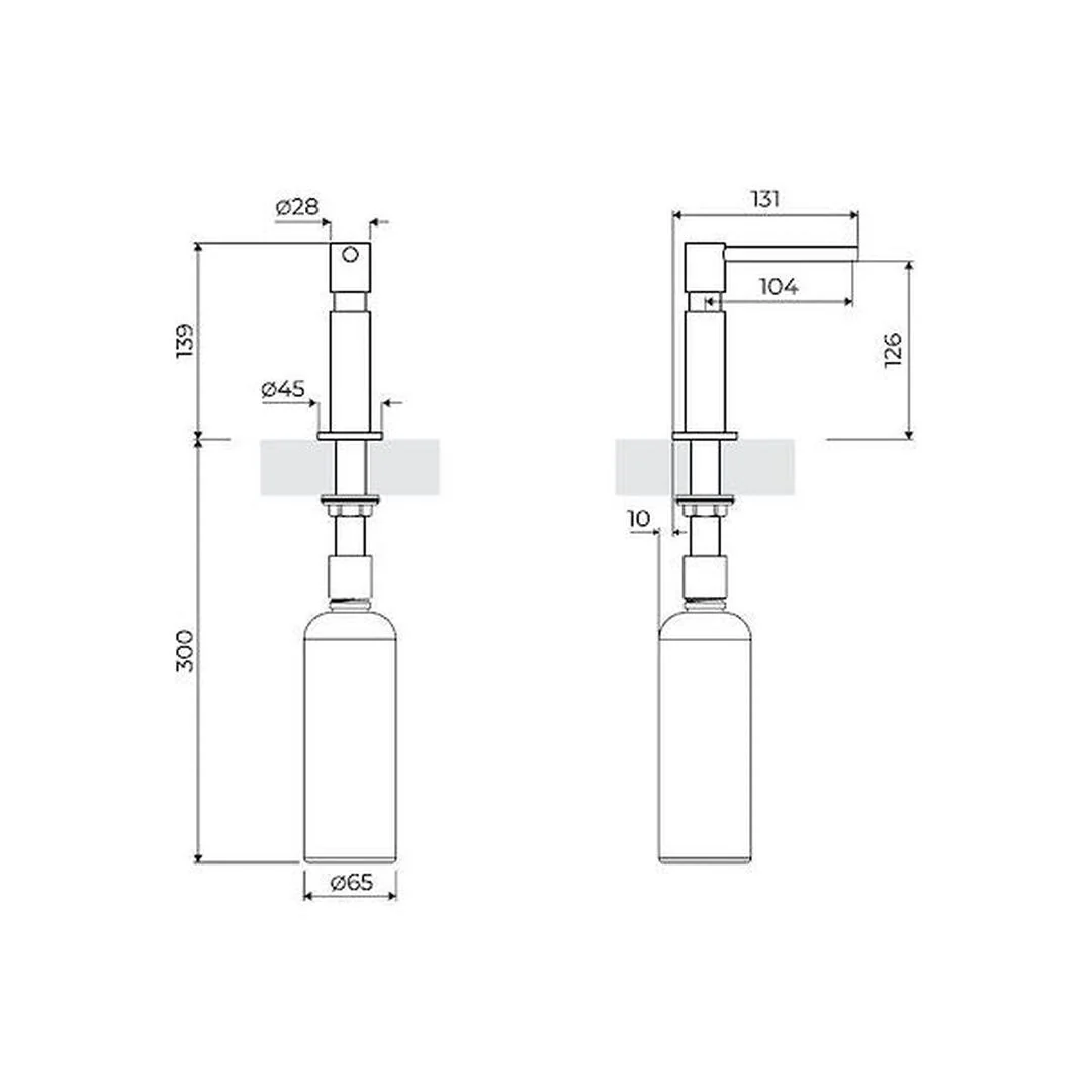 Linsol Foster Evo Soap Dispenser - Image 2