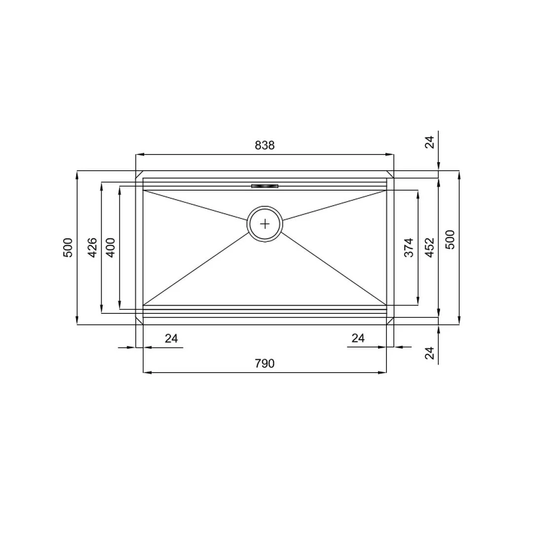 Linsol Foster Milano 63L Single Bowl Sink - Foster Brushed Stainless - Image 6