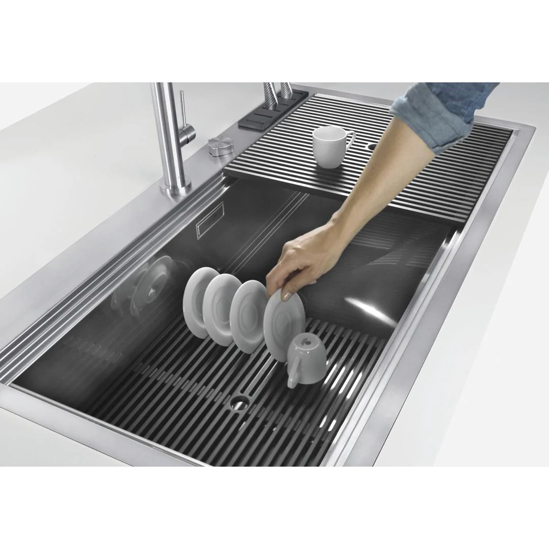 Linsol Foster Milano 77L Single Bowl - Foster Brushed Stainless - Image 3