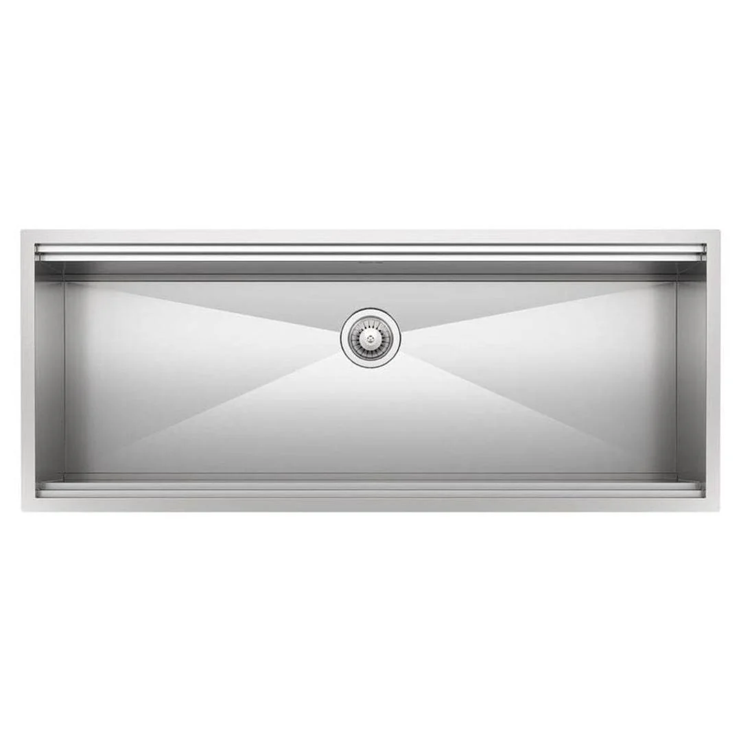 Linsol Foster Milano Happy Hour Work Station - Foster Brushed Stainless