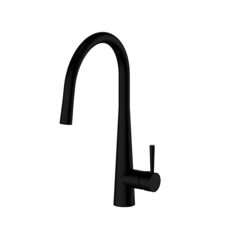 Greens Galiano Pull-Down Sink Mixer - Black Matte