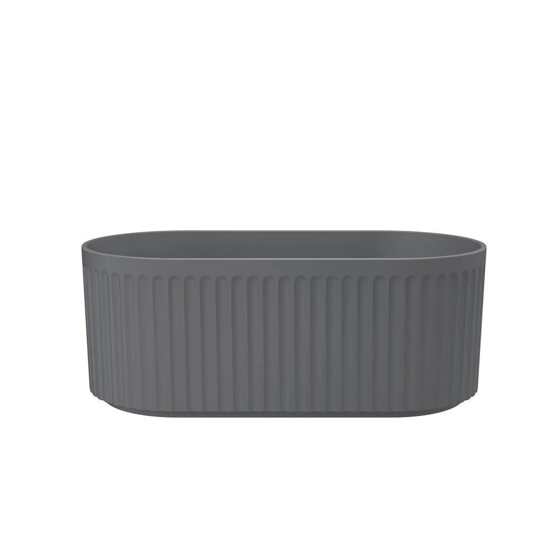 Linsol Georg 1500mm Freestanding Bath - Grey Blue