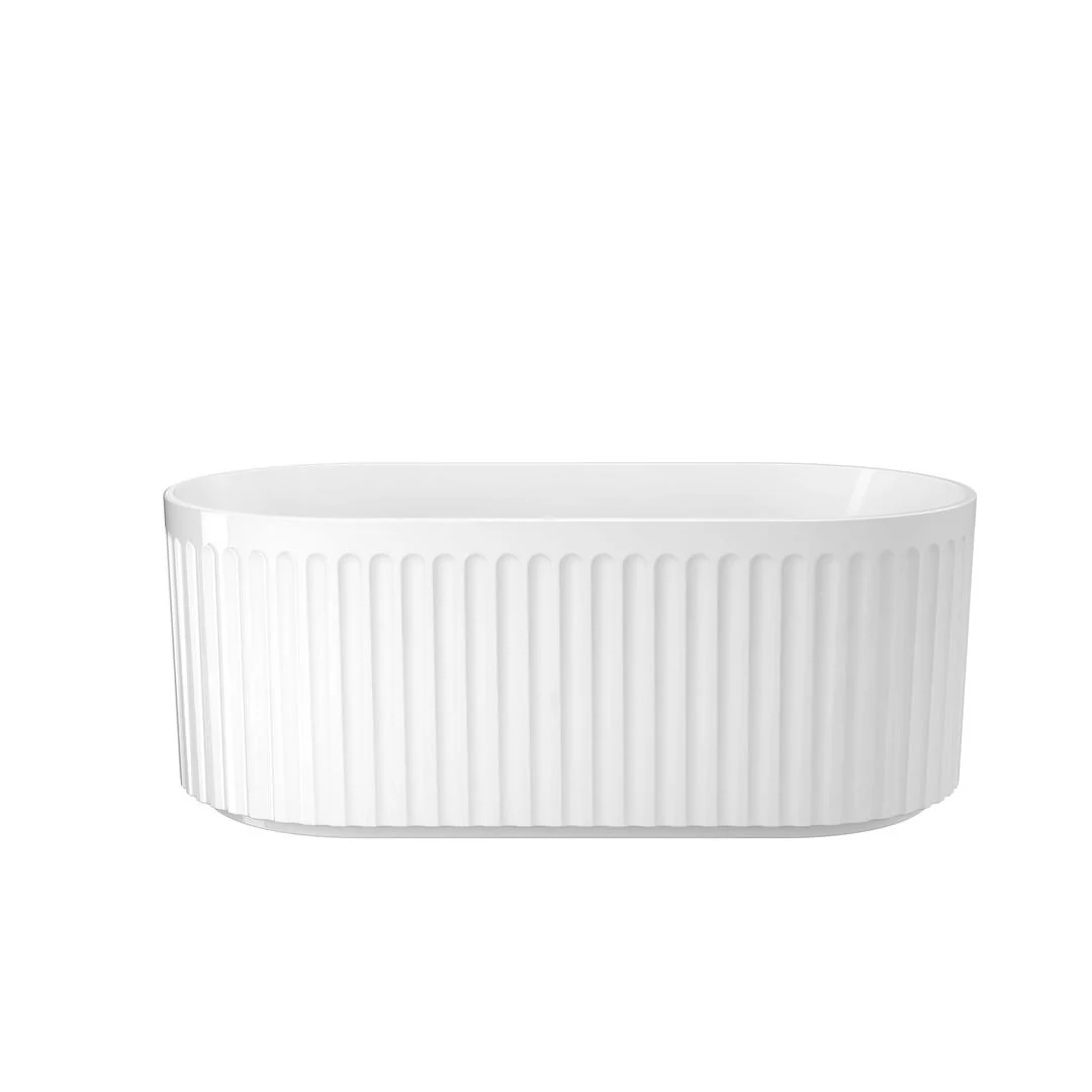 Linsol Georg 1500mm Freestanding Bath - Matte White