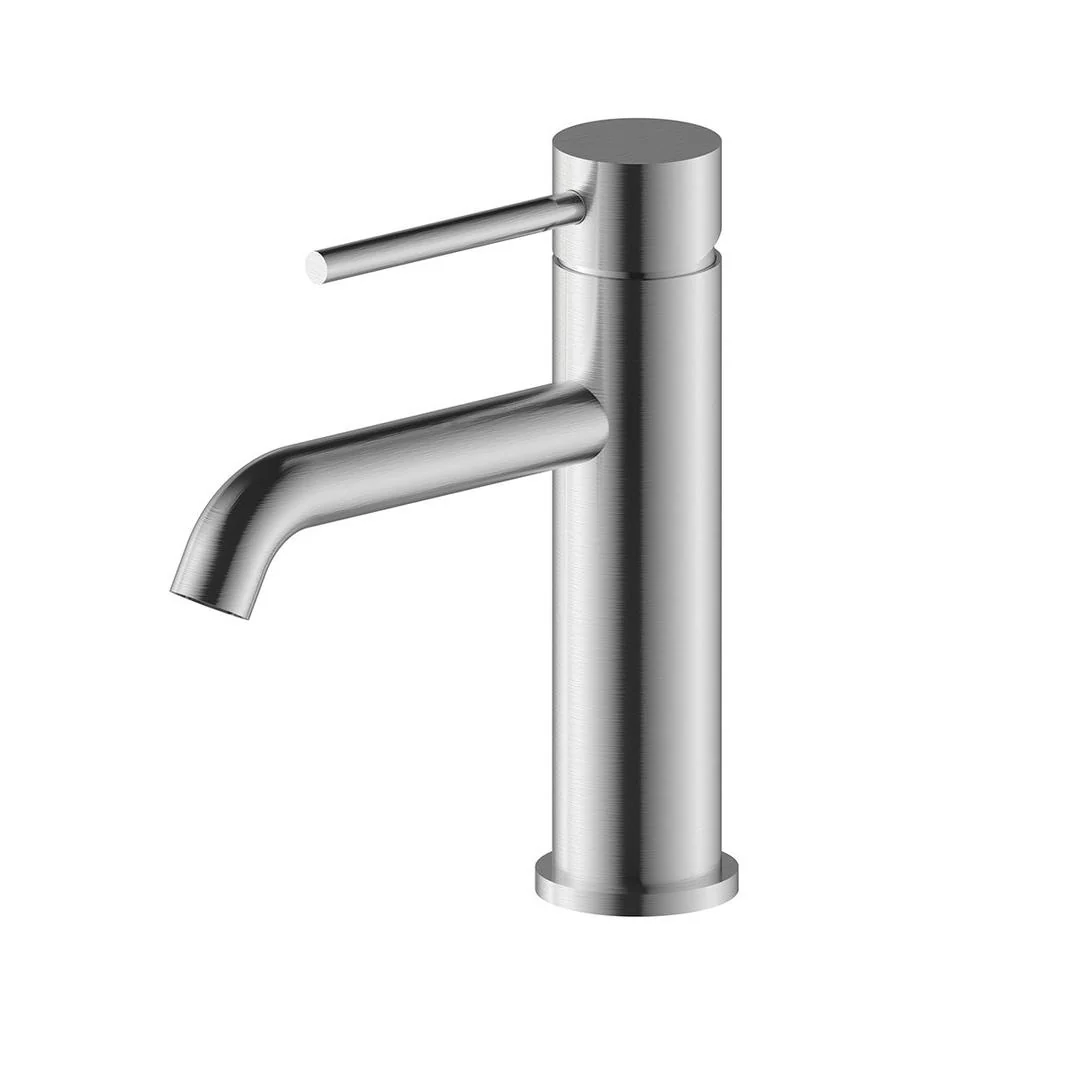 Linsol Gigi S3 Basin Mixer - Brushed Nickel